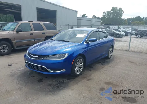 2015 Chrysler 200 Limited z USA, uszkodzony, nr VIN 1C3CCCAB1FN598394